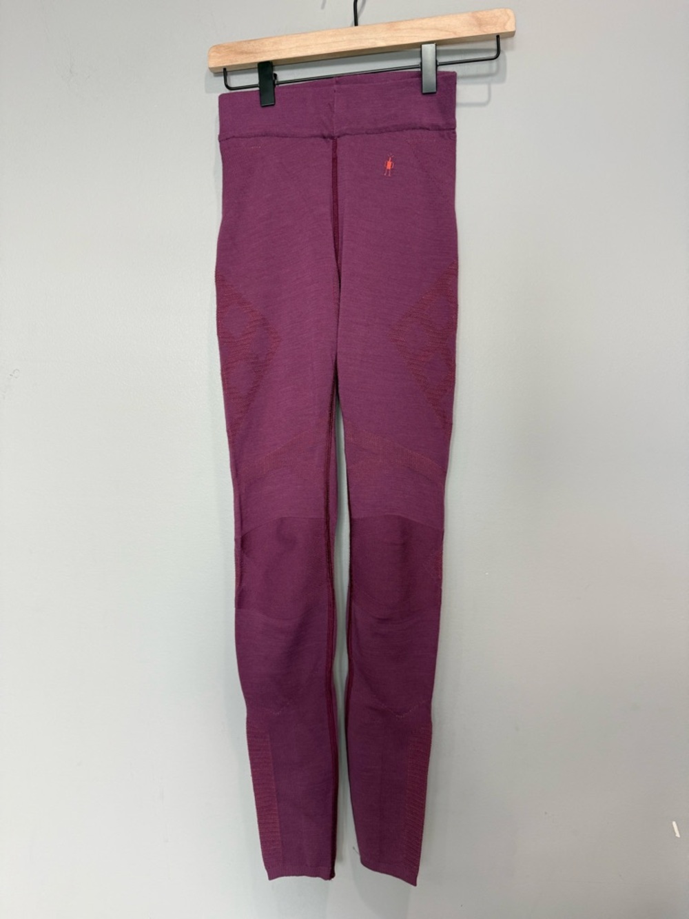 Smartwool‎ Intraknit thermal merino base layer bottoms in purple sangria Sz XS